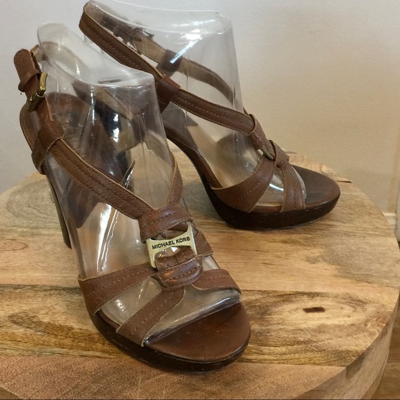 Vintage Michael Kors Brown Heels - Picture 8 of 11